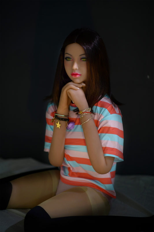 6YE DOLL Alora 158cm Innocent Sex Dolls Small Breasts A-CUP Custom TPE Sex Dolls