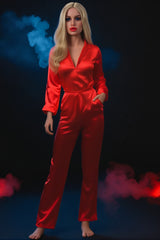 6YE DOLL Paislee 158cm Milf Sex Dolls Small Breasts A-CUP Blonde Sex Dolls Custom TPE Sex Dolls