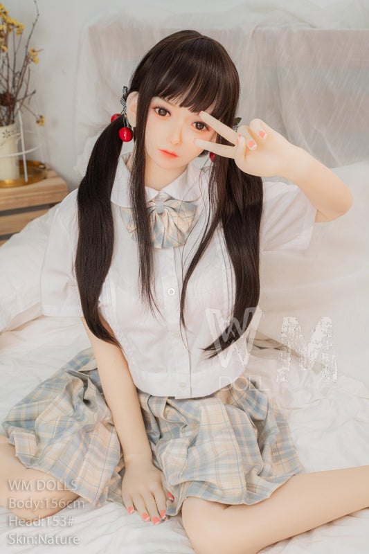 WM DOLL / JS DOLLS Ada 156cm Innocent Sex Dolls High-end Medium Breasts C-CUP Cute Sex Dolls Custom Options TPE Sex Dolls