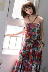 WM DOLL / JS DOLLS Alexandra 156cm Innocent TPE Sex Dolls C-CUP High-End Medium Breasts with Custom Options