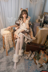 WM DOLL / JS DOLLS Ashley 156cm Cute Innocent C-Cup Medium Breasts High-End TPE Sex Dolls with Custom Options