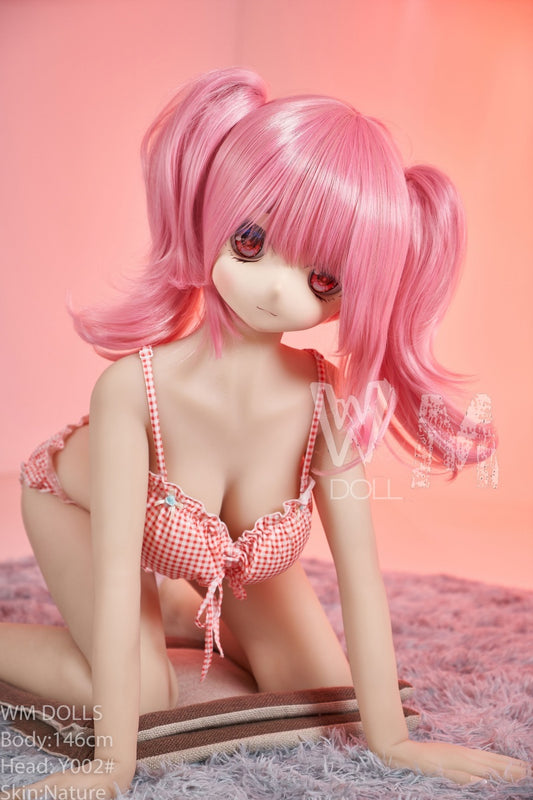 WM DOLL / JS DOLLS Emersyn 146cm Anime Sex Dolls High-end Medium Breasts B-CUP Cosplay Sex Dolls Custom Options TPE Sex Dolls