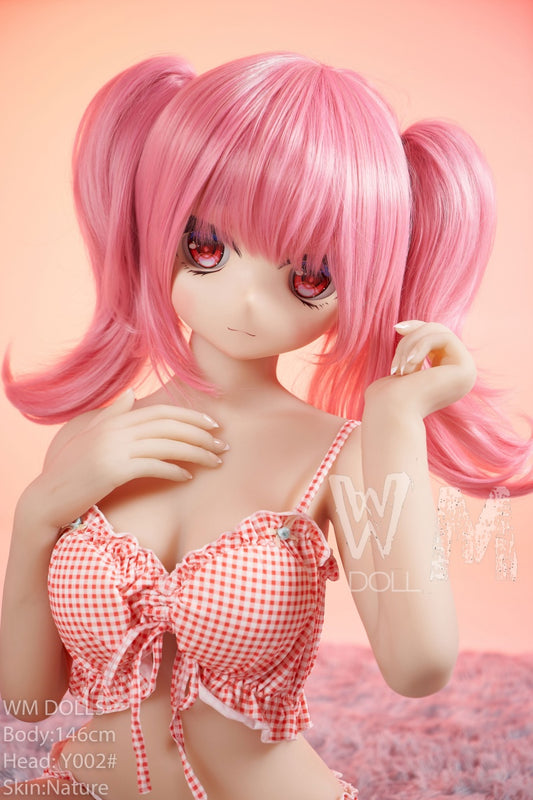 WM DOLL / JS DOLLS Emersyn 146cm Anime Sex Dolls High-end Medium Breasts B-CUP Cosplay Sex Dolls Custom Options TPE Sex Dolls