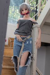 WM DOLL / JS DOLLS Georgia 156cm Innocent TPE Sex Dolls C-CUP High-End Medium Breasts with Custom Options