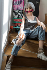 WM DOLL / JS DOLLS Georgia 156cm Innocent TPE Sex Dolls C-CUP High-End Medium Breasts with Custom Options