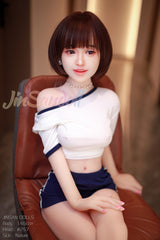 WM DOLL / JS DOLLS Isabel 146cm Innocent Sex Dolls High-end Medium Breasts B-CUP Skinny Sex Dolls Custom Options TPE Sex Dolls