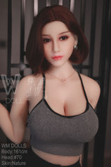WM DOLL / JS DOLLS Jordyn 161cm Milf Sex Dolls High-end Mega Breasts G-CUP Custom Options TPE Sex Dolls
