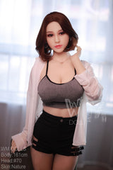 WM DOLL / JS DOLLS Jordyn 161cm Milf Sex Dolls High-end Mega Breasts G-CUP Custom Options TPE Sex Dolls