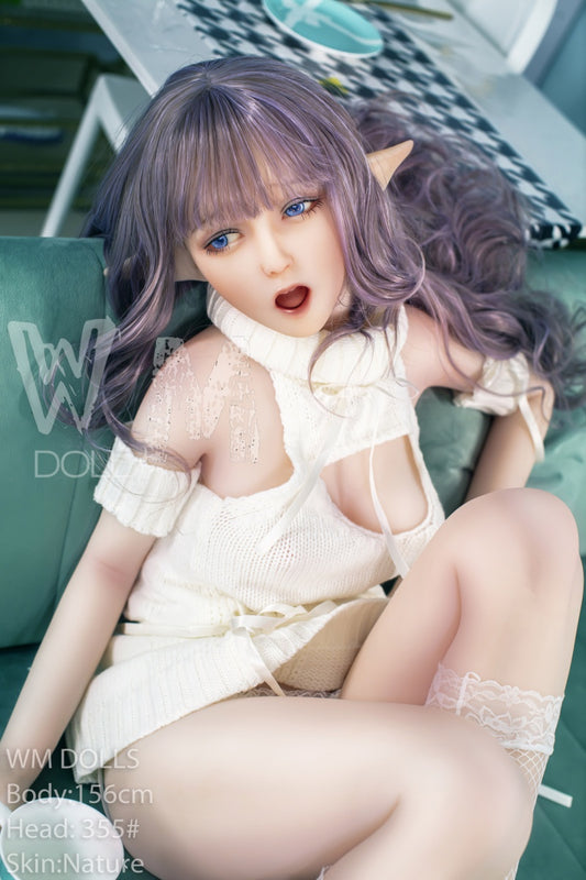 WM DOLL / JS DOLLS June 156cm Elf Sex Dolls High-end Medium Breasts Cosplay Sex Dolls C-CUP Custom Options TPE Sex Dolls