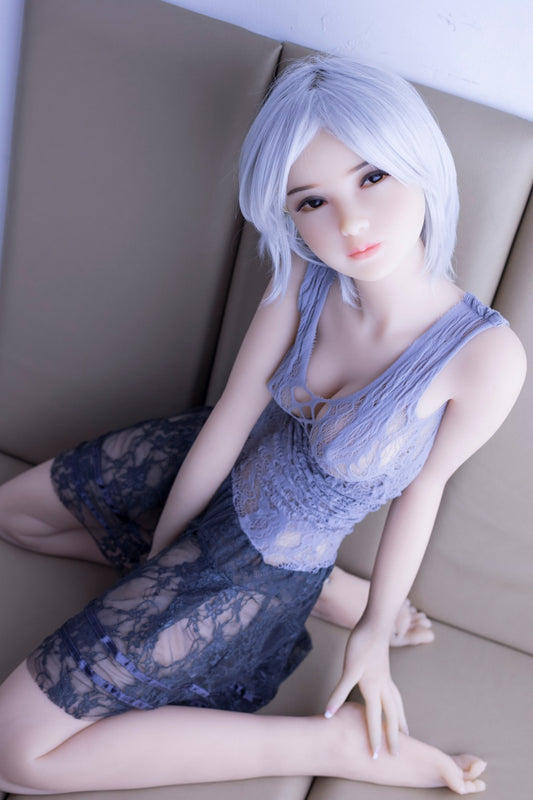 WM DOLL / JS DOLLS Juniper 146cm Innocent Sex Dolls High-end Medium Breasts B-CUP Skinny Sex Dolls Custom Options TPE Sex Dolls