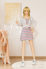 WM DOLL / JS DOLLS Khloe 156cm Innocent Sex Dolls High-end Medium Breasts C-CUP Blonde Sex Dolls Custom Options TPE Sex Dolls