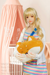 WM DOLL / JS DOLLS Khloe 156cm Innocent Sex Dolls High-end Medium Breasts C-CUP Blonde Sex Dolls Custom Options TPE Sex Dolls