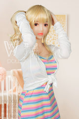 WM DOLL / JS DOLLS Khloe 156cm Innocent Sex Dolls High-end Medium Breasts C-CUP Blonde Sex Dolls Custom Options TPE Sex Dolls