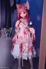 WM DOLL / JS DOLLS Reese 146cm Anime Sex Dolls High-end Medium Breasts B-CUP Cosplay Sex Dolls Custom Options TPE Sex Dolls