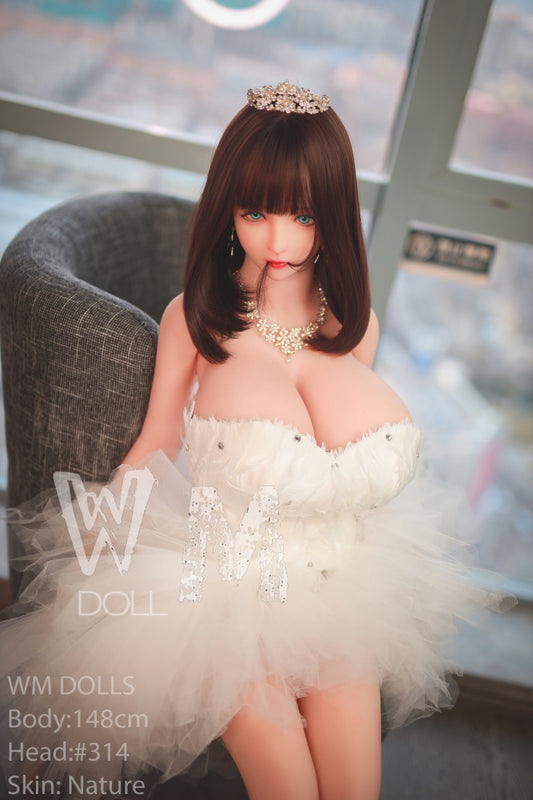 WM DOLL / JS DOLLS River 148cm Innocent Sex Dolls High-end Mega Breasts L-CUP Custom Options TPE Sex Dolls