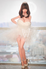 WM DOLL / JS DOLLS River 148cm Innocent Sex Dolls High-end Mega Breasts L-CUP Custom Options TPE Sex Dolls