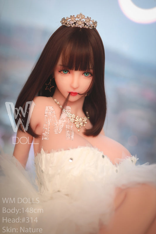WM DOLL / JS DOLLS River 148cm Innocent Sex Dolls High-end Mega Breasts L-CUP Custom Options TPE Sex Dolls