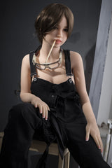 WM DOLL / JS DOLLS Ximena 145cm Innocent Sex Dolls High-end Medium Breasts B-CUP Custom Options TPE Sex Dolls