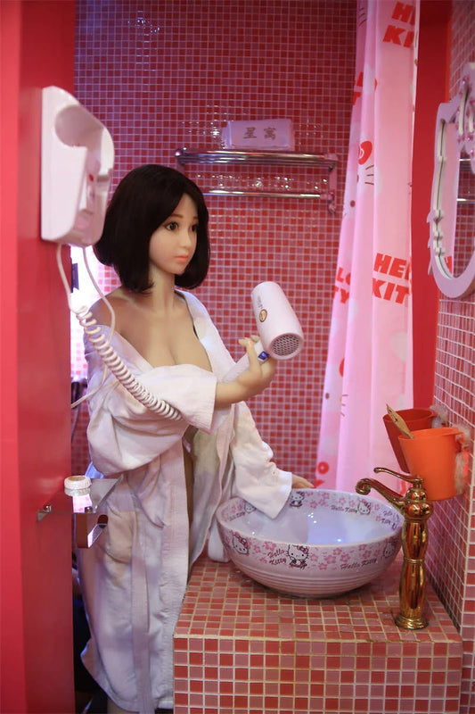 SPICYSHE Angelina 145cm TPE Realistic Sex Doll Medium C-CUP Breasts AI Powered Tech Innocent Style Full Size Custom Doll