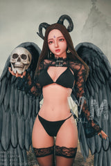 WM DOLL Josie 160cm Cosplay Sex Dolls High-End TPE Sex Doll with B-Cup Innocent Sex Dolls Large Breasts and Custom Options