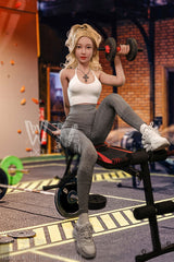 WM DOLL Mary 160cm Athletic Sex Dolls High-End TPE Sex Doll with D-Cup Innocent Sex Dolls Large Breasts and Custom Options