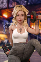 WM DOLL Mary 160cm Athletic Sex Dolls High-End TPE Sex Doll with D-Cup Innocent Sex Dolls Large Breasts and Custom Options