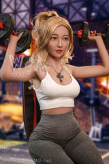 WM DOLL Mary 160cm Athletic Sex Dolls High-End TPE Sex Doll with D-Cup Innocent Sex Dolls Large Breasts and Custom Options