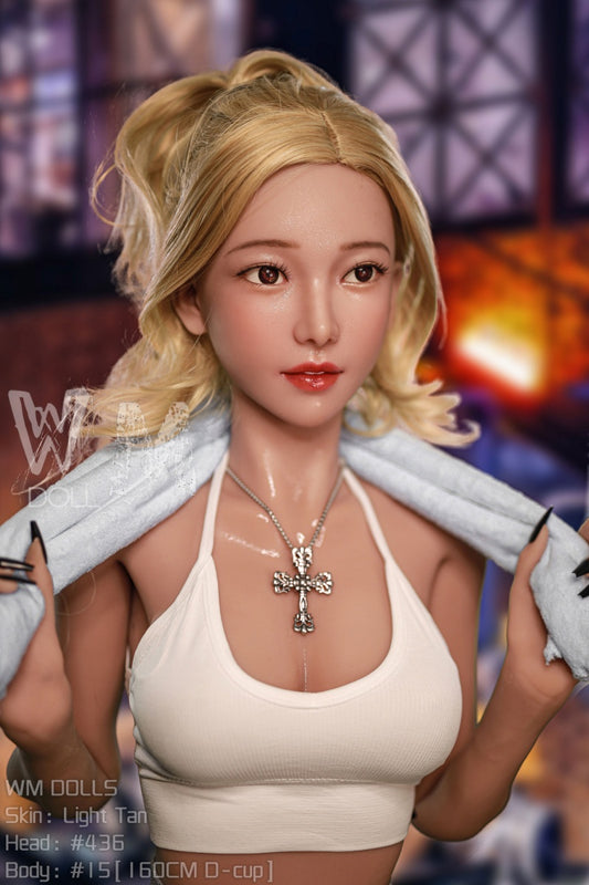 WM DOLL Mary 160cm Athletic Sex Dolls High-End TPE Sex Doll with D-Cup  Innocent Sex Dolls  Large Breasts and Custom Options