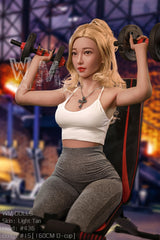 WM DOLL Mary 160cm Athletic Sex Dolls High-End TPE Sex Doll with D-Cup Innocent Sex Dolls Large Breasts and Custom Options