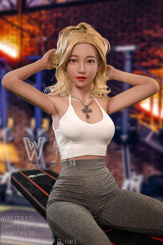 WM DOLL Mary 160cm Athletic Sex Dolls High-End TPE Sex Doll with D-Cup  Innocent Sex Dolls  Large Breasts and Custom Options