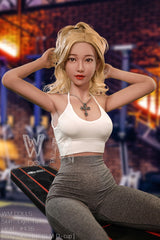 WM DOLL Mary 160cm Athletic Sex Dolls High-End TPE Sex Doll with D-Cup Innocent Sex Dolls Large Breasts and Custom Options