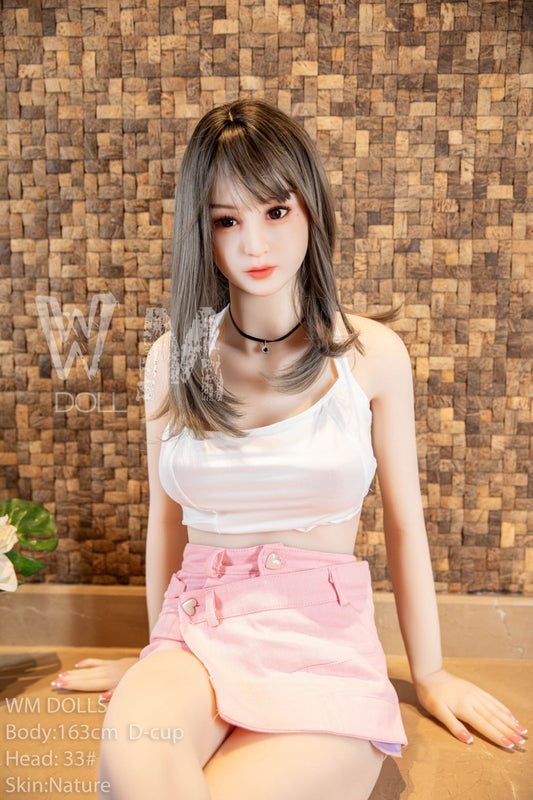 WM DOLL Selena 163cm Innocent Sex Dolls Medium Breasts High-End TPE Sex Doll  C-Cup with  and Custom Options