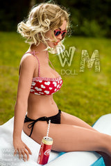 WM DOLL Joanna 164cm Milf Sex Dolls Large Breasts F-Cup Blonde Sex Dolls High-End TPE Sex Doll Custom Options