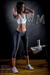 WM DOLL Camille 160cm Athletic Sex Dolls Small Breasts A-Cup Milf Sex Dolls High-End TPE Sex Doll Custom Options