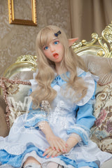 WM DOLL / JS DOLLS Lauren 165cm High-End Elf Large Breasts Cosplay Sex Dolls TPE D-Cup Sex Doll with Custom Options