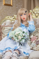 WM DOLL / JS DOLLS Lauren 165cm High-End Elf Large Breasts Cosplay Sex Dolls TPE D-Cup Sex Doll with Custom Options