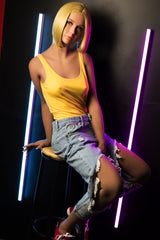 WM Doll / JS Dolls Remington 166cm Milf High-End TPE Medium Breasts Blonde Sex Dolls B-Cup Sex Doll with Custom Options