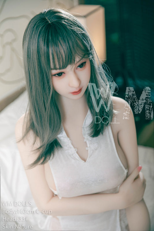 WM DOLL / JS DOLLS Winter 163cm Innocent Sex Dolls Medium Breasts High-End TPE Sex Doll  C-Cup with  and Custom Options