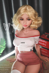 WM DOLL Mariana 141cm Skinny Sex Dolls Large Breasts High-End TPE Sex Doll D-Cup Blonde Sex Dolls with Custom Options