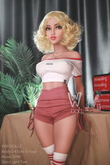 WM DOLL Mariana 141cm Skinny Sex Dolls Large Breasts High-End TPE Sex Doll D-Cup Blonde Sex Dolls with Custom Options
