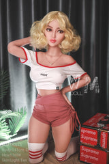 WM DOLL Mariana 141cm Skinny Sex Dolls Large Breasts High-End TPE Sex Doll D-Cup Blonde Sex Dolls with Custom Options