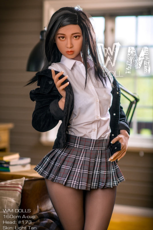 WM DOLL Raegan 160cm Innocent Sex Dolls Small Breasts A-Cup High-End TPE Sex Doll  Custom Options