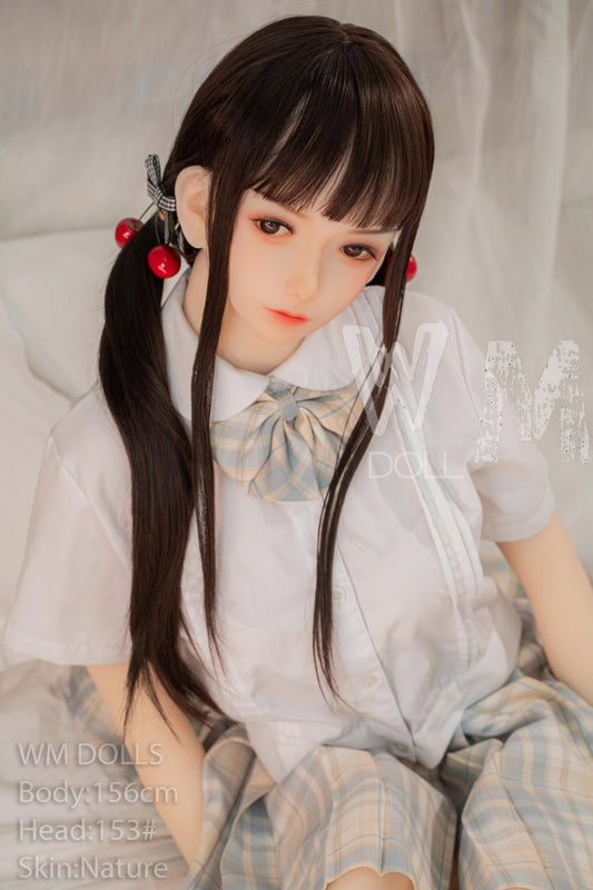 WM DOLL / JS DOLLS Ada 156cm Innocent Sex Dolls High-end Medium Breasts C-CUP Cute Sex Dolls Custom Options TPE Sex Dolls