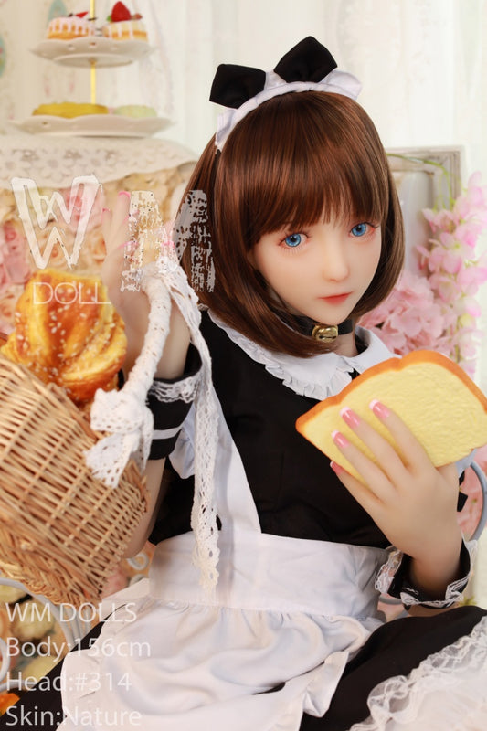 WM DOLL / JS DOLLS Alani 156cm Innocent Sex Dolls High-end Medium Breasts C-CUP Cute Sex Dolls Custom Options TPE Sex Dolls