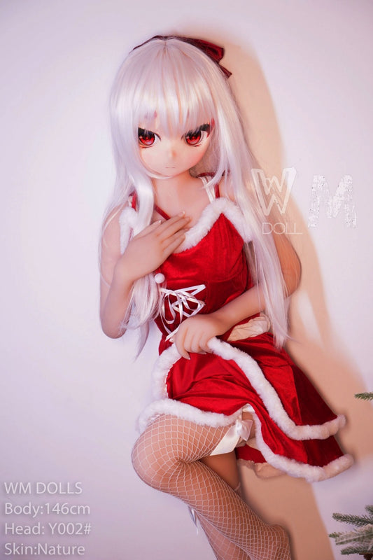 WM DOLL / JS DOLLS Sienna 146cm Anime Sex Dolls High-end Medium Breasts B-CUP Cosplay Sex Dolls Custom Options TPE Sex Dolls