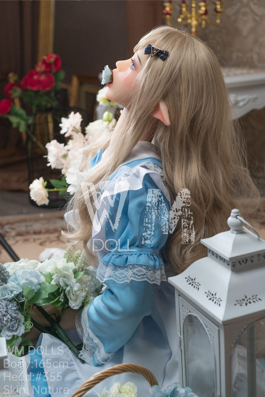 WM DOLL / JS DOLLS Lauren 165cm High-End Elf Large Breasts Cosplay Sex Dolls TPE D-Cup Sex Doll with Custom Options