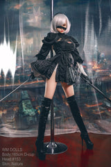 WM DOLL / JS DOLLS Nicole 165cm Cosplay Sex Dolls High-End D-Cup TPE Large Breasts Innocent Sex Doll with Custom Options