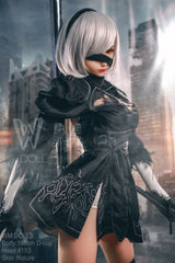 WM DOLL / JS DOLLS Nicole 165cm Cosplay Sex Dolls High-End D-Cup TPE Large Breasts Innocent Sex Doll with Custom Options