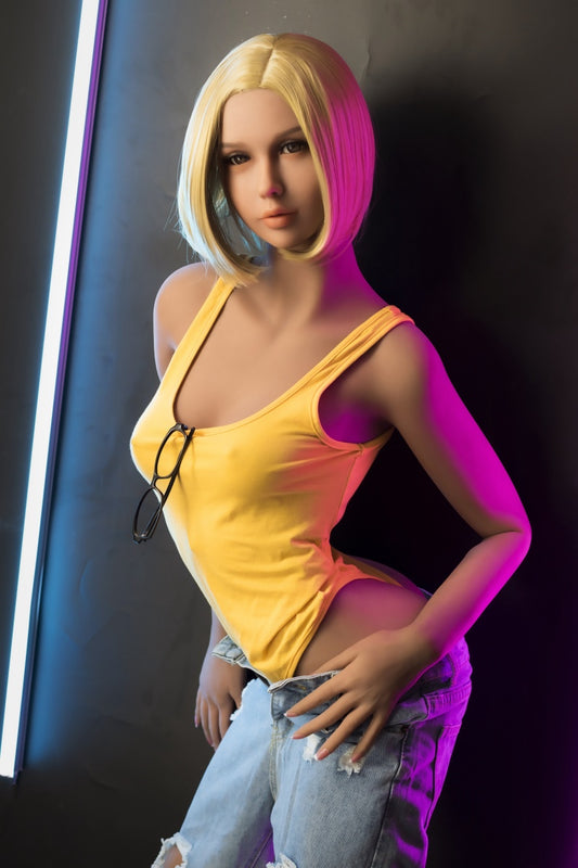 WM Doll / JS Dolls Remington 166cm Milf High-End TPE Medium Breasts Blonde Sex Dolls B-Cup Sex Doll with Custom Options